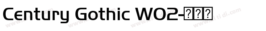 Century Gothic W02字体转换